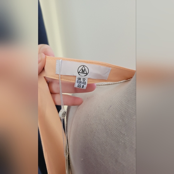 MISSGUIDED | Peach Cowl Back Maxi Dress - Picture 16 of 16